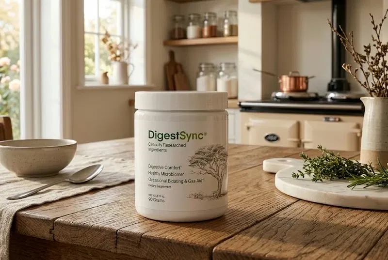 Woman feeling comfortable and relieved from bloating.